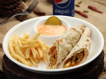 Charcoal-Grilled Chicken Kebab Sandwich